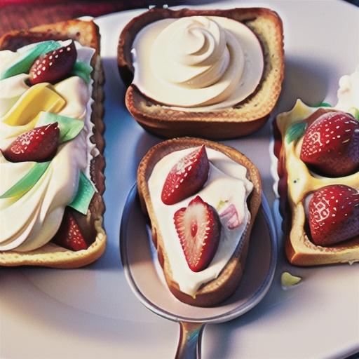 Cream Cheese-Stuffed French Toast with Strawberries