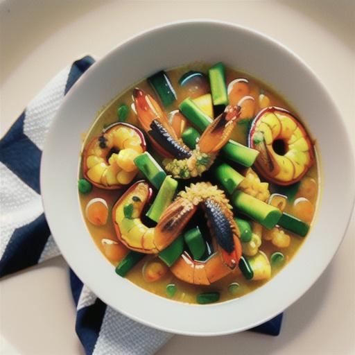 Cambodian Coconut Shrimp Soup