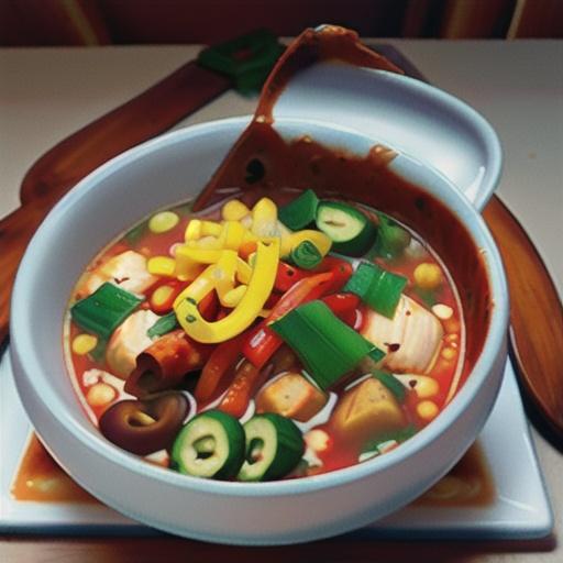 Hearty Chicken Enchilada Soup