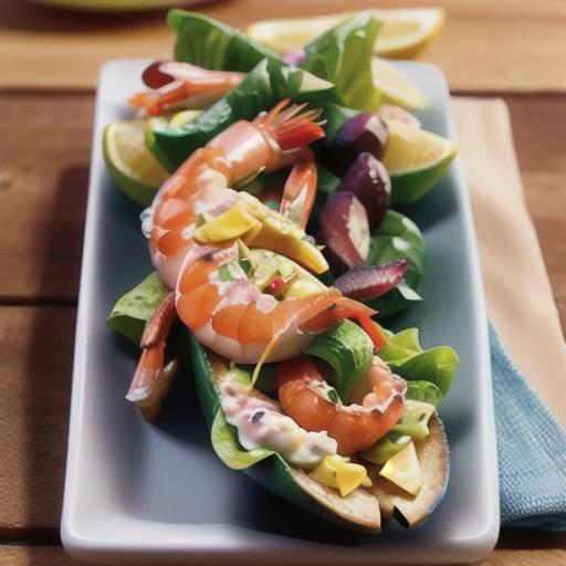 Prawn & iceberg baguette with lemon herb mayonnaise