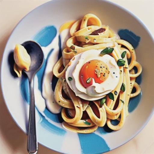 Creamy fettuccine carbonara recipe