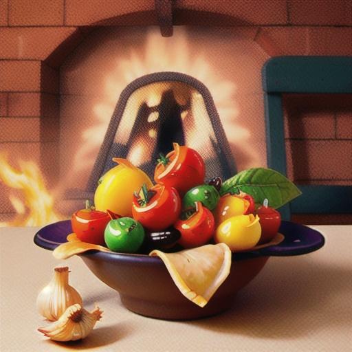 Roasted Tomatoes with Garlic