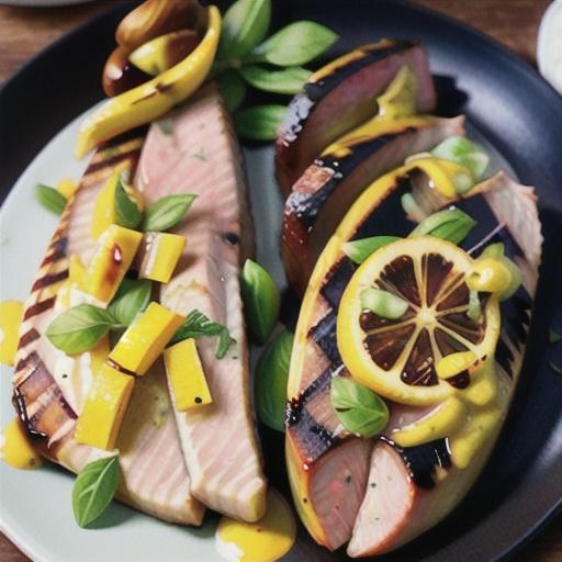 Grilled Yellowfin Tuna with Marinade