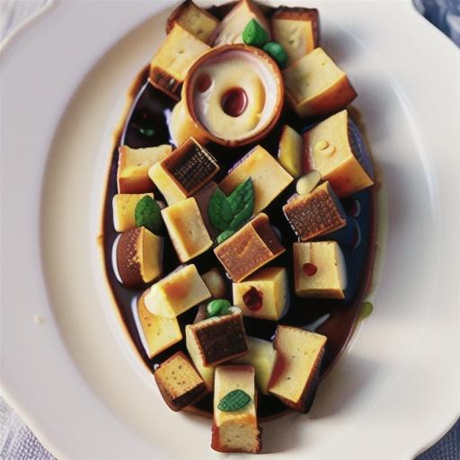 Condensed milk bread and butter pudding recipe