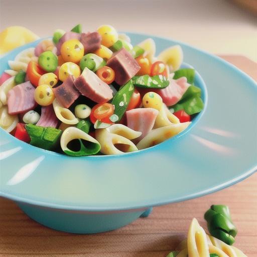 Fresh Summertime Bow-Tie Ham Salad