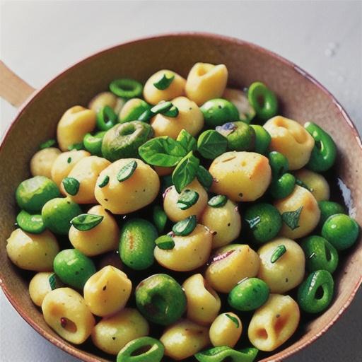 Winter greens gnocchi