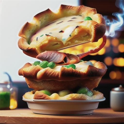 Creamy smoked fish pies