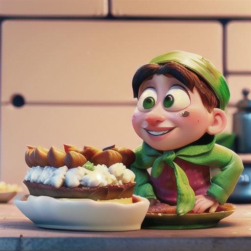 Flaky rice, feta and basil pie