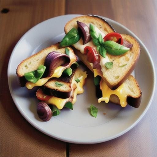 Garlic Bread Grilled Cheese