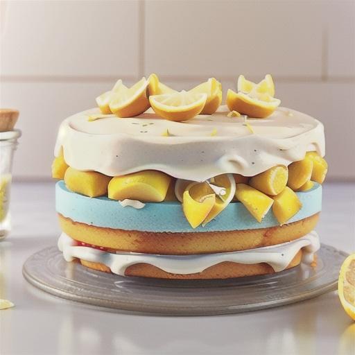 Whole Lemon Blender Cake