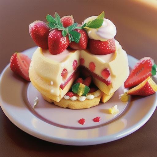 Fresh Strawberry Lemon Shortcake
