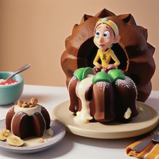 Banana-Pumpkin Bundt Cake