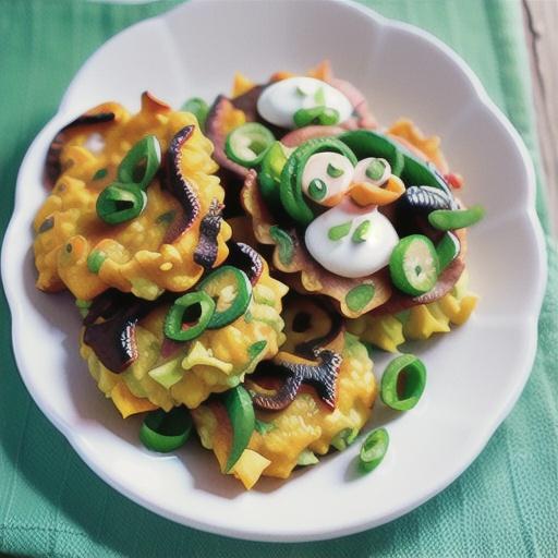 Mexican vegetable fritters