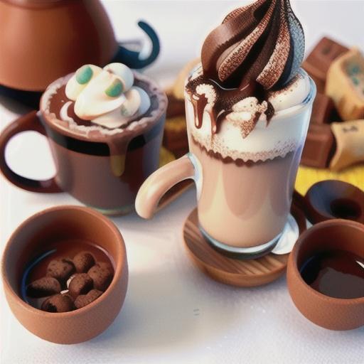 Upside down hot chocolate