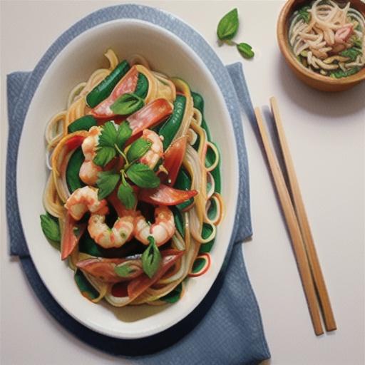 Quick vermicelli noodles in XO sauce