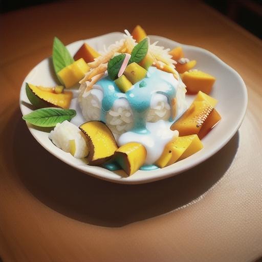 Thai Sweet Sticky Rice With Mango (Khao Neeo Mamuang)