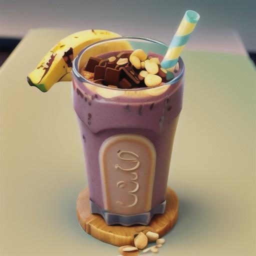 Chocolate-Banana-Peanut Butter Smoothie