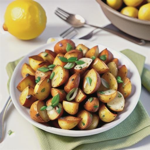 Greek-Style Lemon Roasted Potatoes