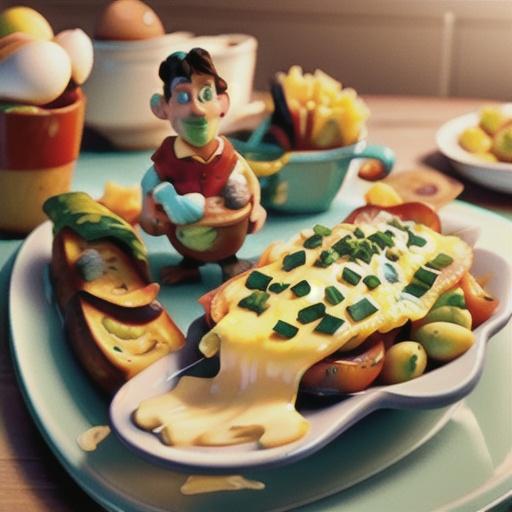 Cheese Omelet (Cooking for 2)