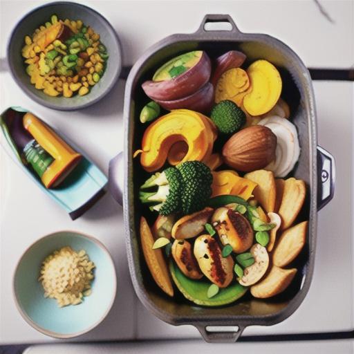 Turmeric and coconut chicken bowl