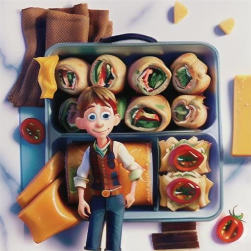 Cheesy chicken rolls