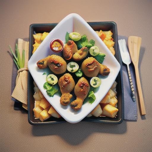 Korean Fried Chicken Dumplings