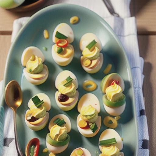 Dijon Deviled Eggs