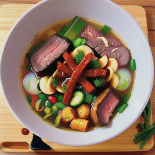 Spicy Vietnamese Beef Noodle Soup