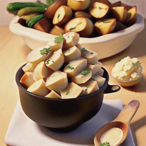 Silky Garlic Mashed Potatoes