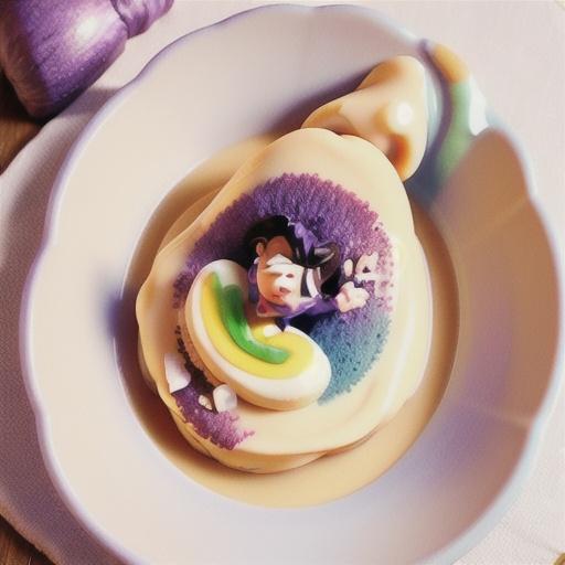 Coeur a la creme with lavender honey