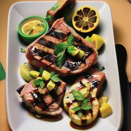 Grilled Lamb Loin Chops