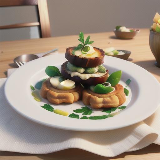 Potato galettes with roasted lamb racks