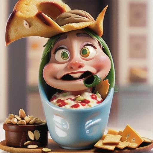 Smoked Almond, Cheddar and Bacon Dip