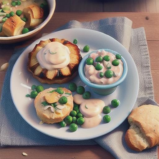 Creamed Chicken for Biscuits