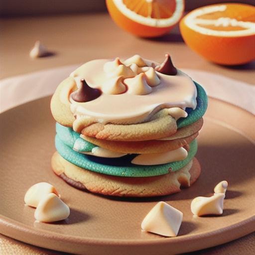 White Chocolate Orange Cookies