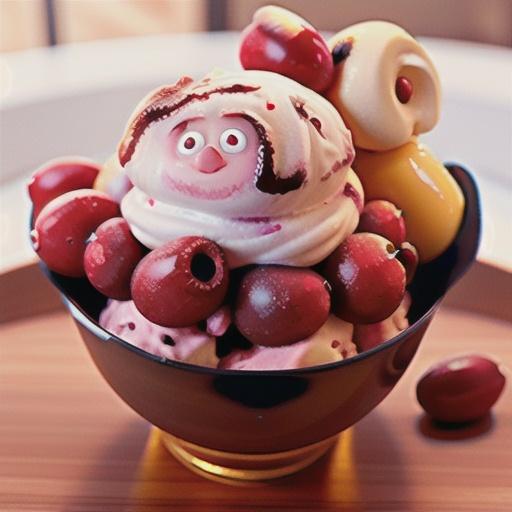 Mom Sawyer's Cranberry Ice Cream