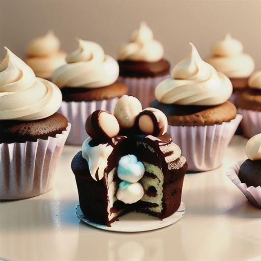 Dreamy Cream-Filled Cupcakes