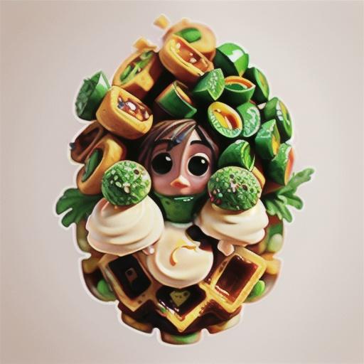 Falafel waffles recipe