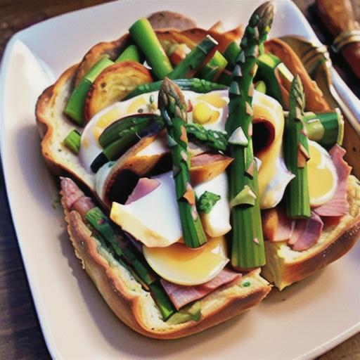 Ham and Asparagus Strata