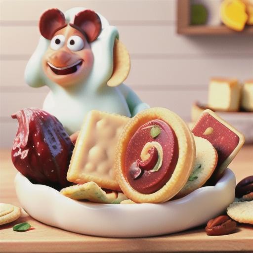 Cranberry-Pecan Cheese Wafers