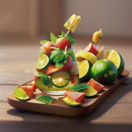 Gluten-Free Mojito Melon Kabobs