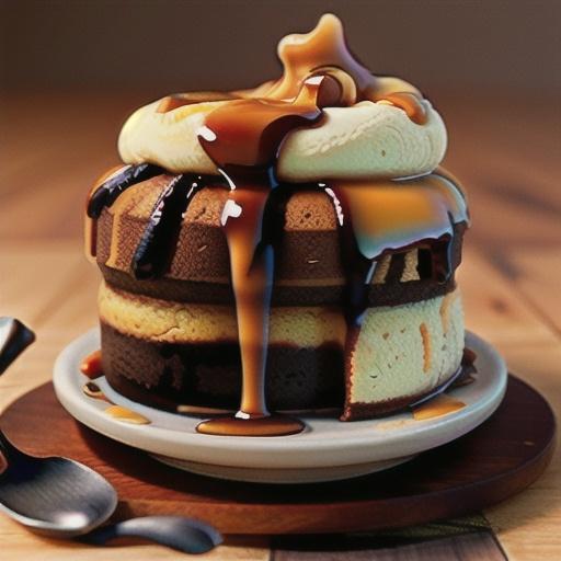 Caramel date souffles