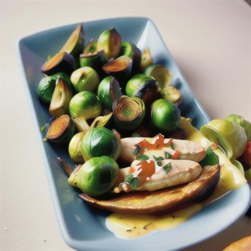 Roasted Buffalo Brussels Sprouts