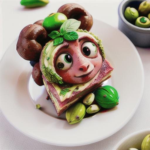 Pistachio and herb lamb racks