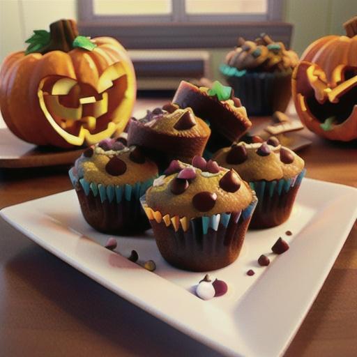 Low-Fat Vegan Pumpkin Chocolate Chip Muffins