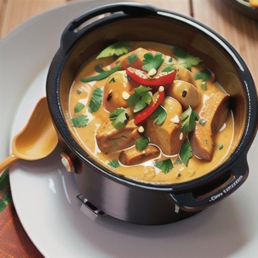 Indian Chicken Korma in the Slow Cooker