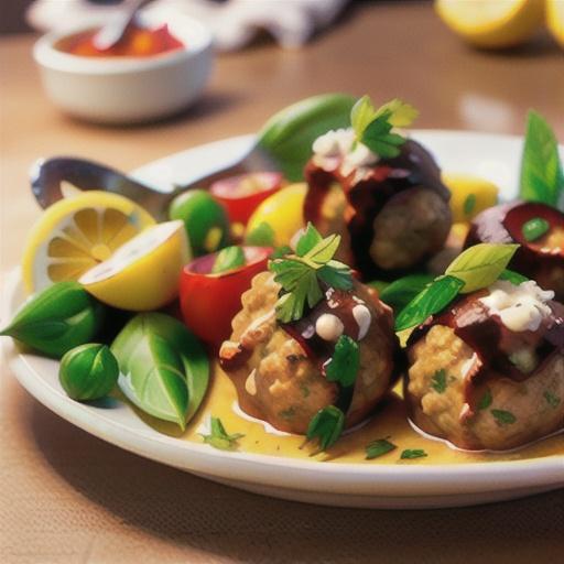 Greek Lamb Meatballs in Lemon Sauce