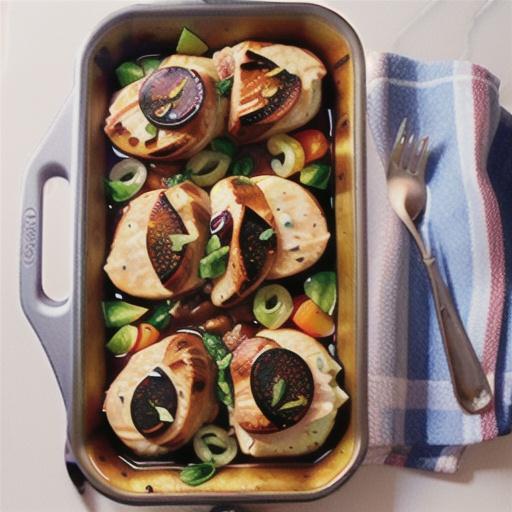 Balsamic chicken bake