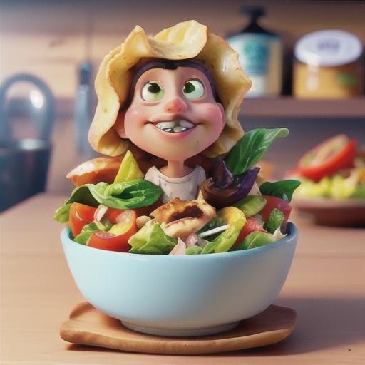 Shredded chicken salad