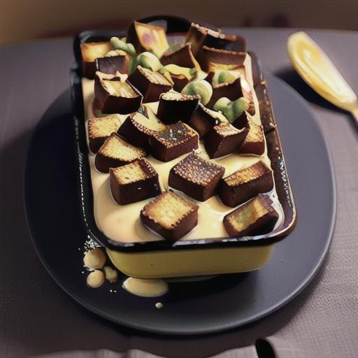 Colin's bread & butter pudding with raisins